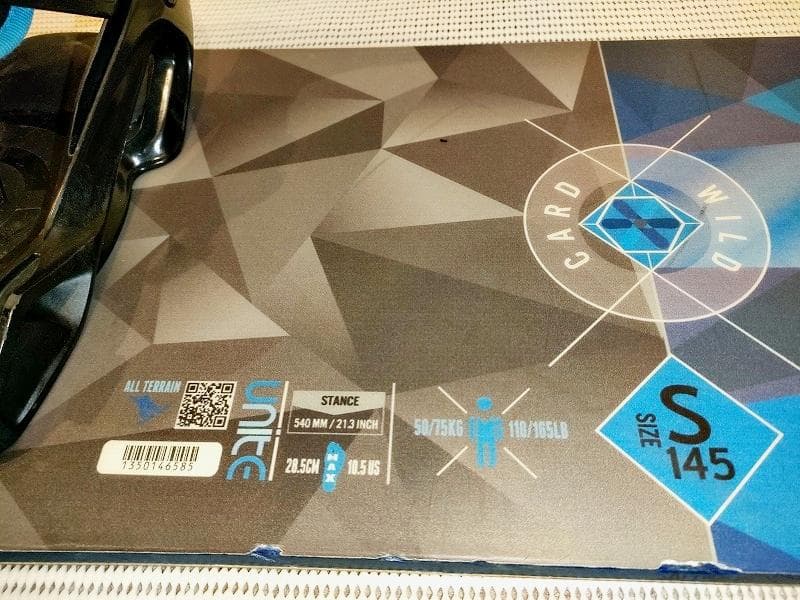 Salomon Wild Card 145cm スノーボード ビンディング付き