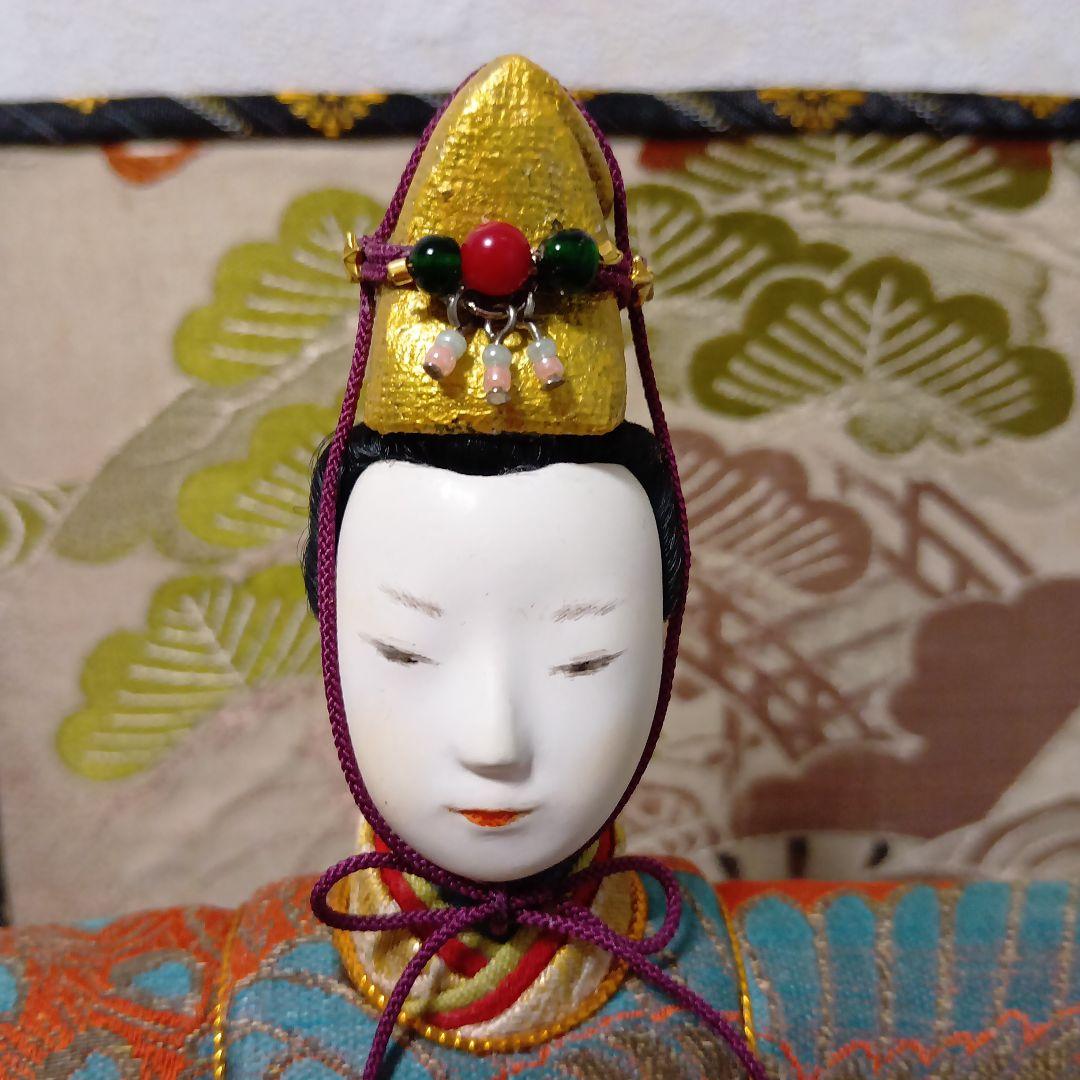 雛人形 立ち雛 お雛様 ハンドメイド 手作り 古布 縮緬