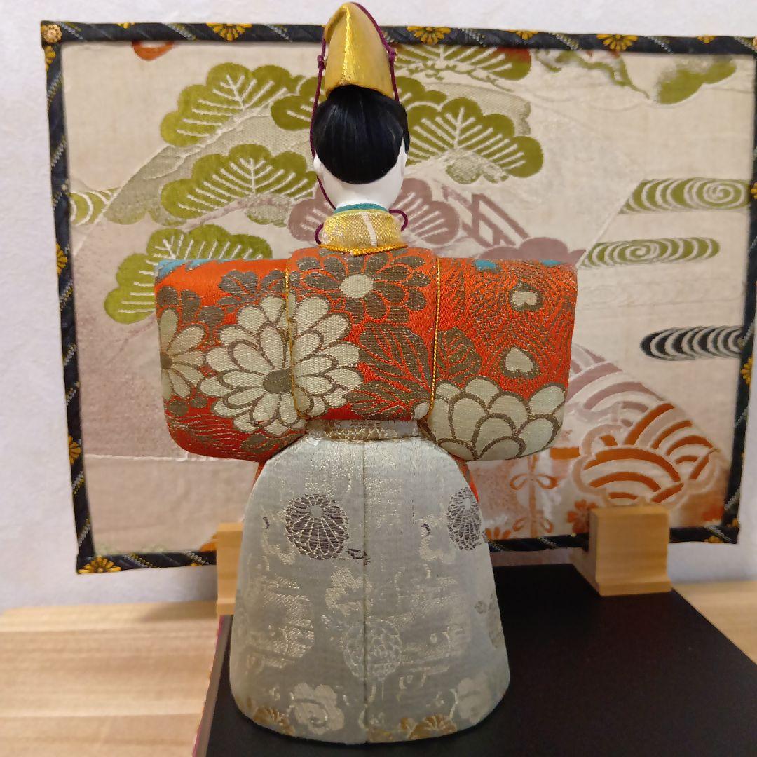 雛人形 立ち雛 お雛様 ハンドメイド 手作り 古布 縮緬