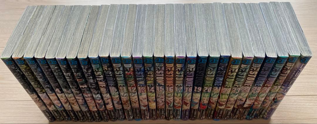 ドクターストーン全巻(1〜27＋1巻・全初版・帯付き・ジャンパラ付き)