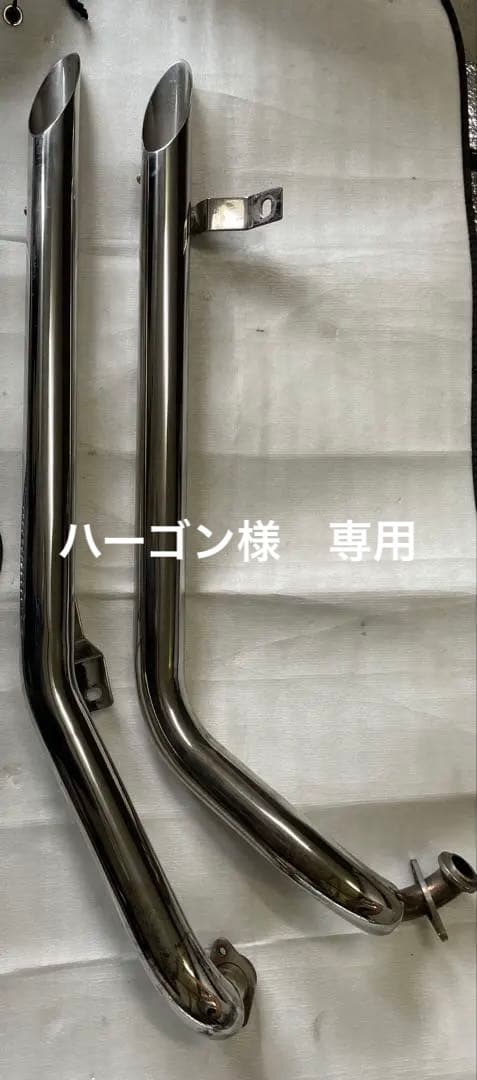 ドラッグスター250 スラッシュカットマフラー