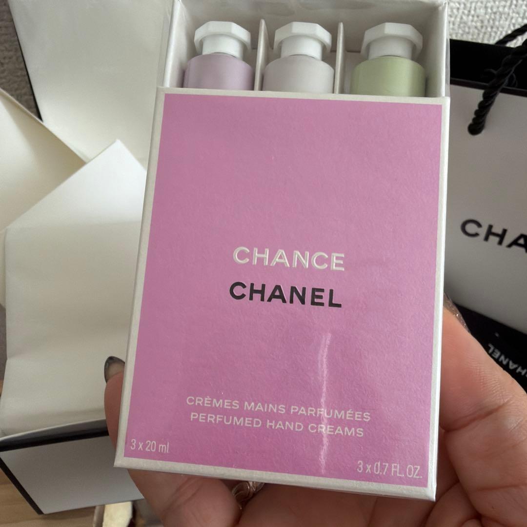 新品☆未開封☆CHANEL CHANCE ハンドクリーム 3本セット 限定♡