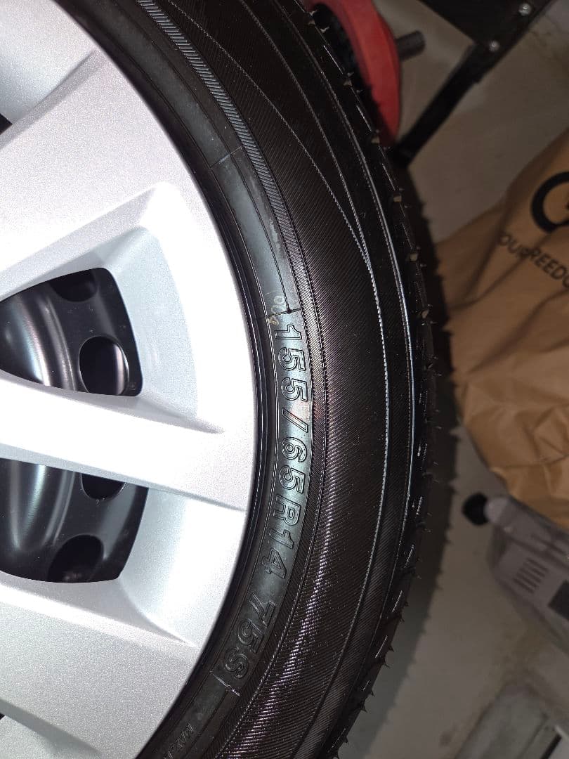 14インチ　タイヤ&ホイール　4本セット　N-BOX 155/65R14　新品