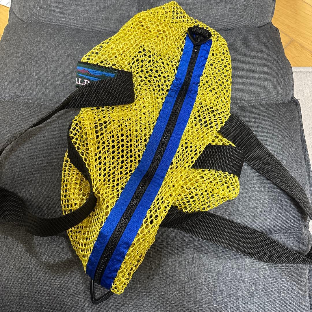 L.L.BEAN メッシュ ダッフルバック ビンテージ イエロー　エルエルビーン