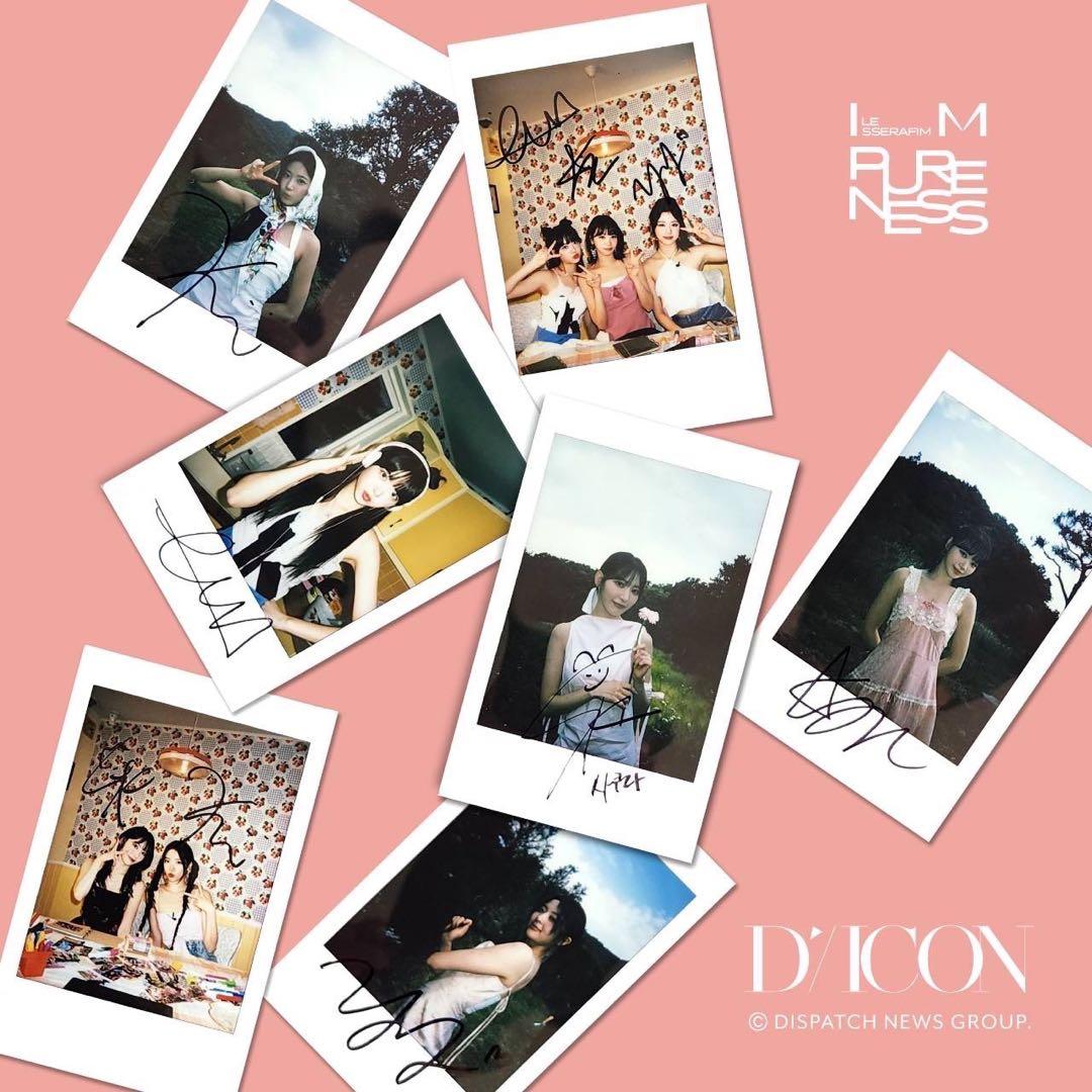LE SSERAFIM DICON 直筆サイン トレカ チェキ ユンジン