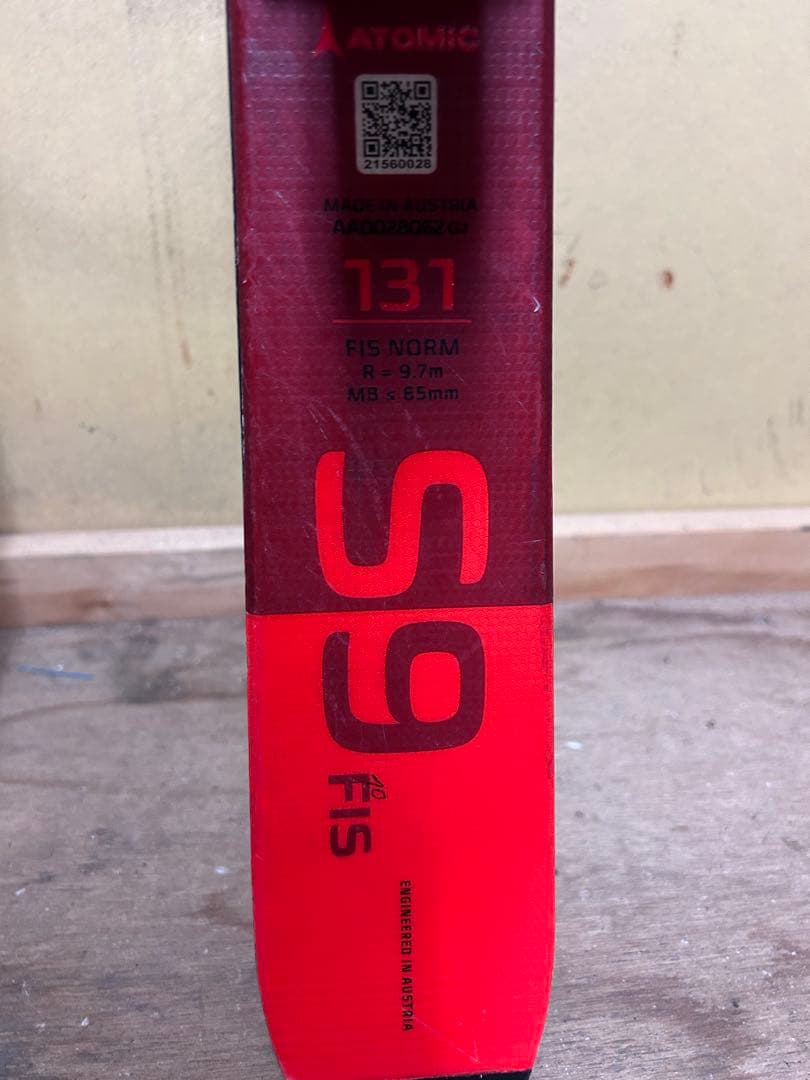 ATOMIC REDS S9 SLスキー 131cm ラディウス9.7m