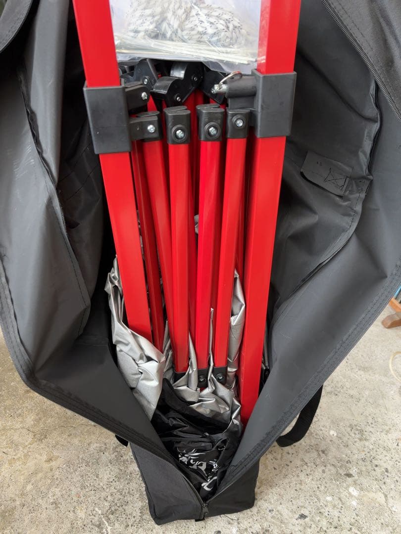 Chorus 　フィールドア　タープテント　ブラック　2.5×2.5m