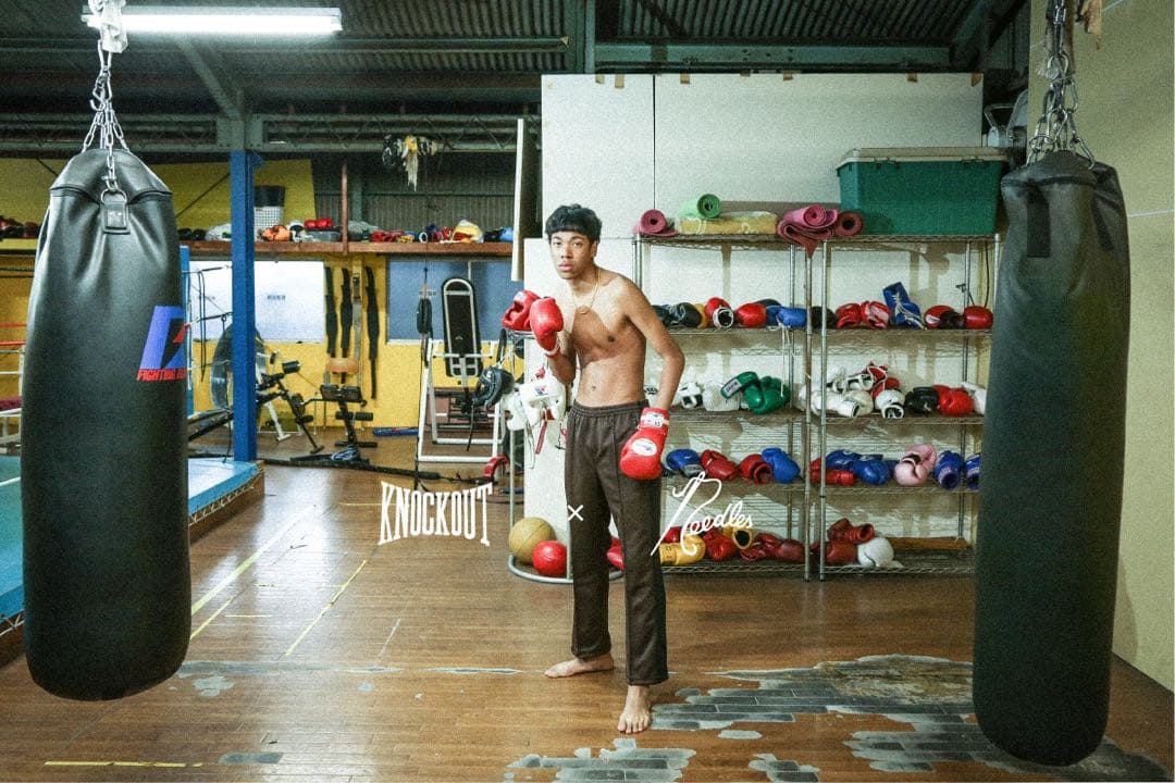 ニードルズ needles トラックパンツ knockout伊勢限定色