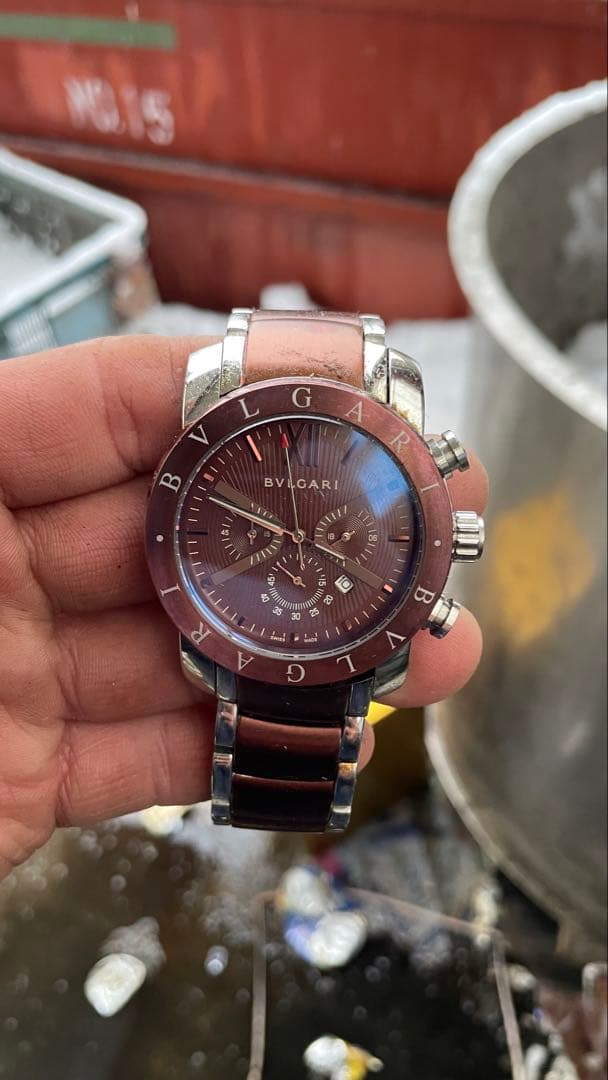 み*P様 BVLGARI ブラウン文字盤 時計