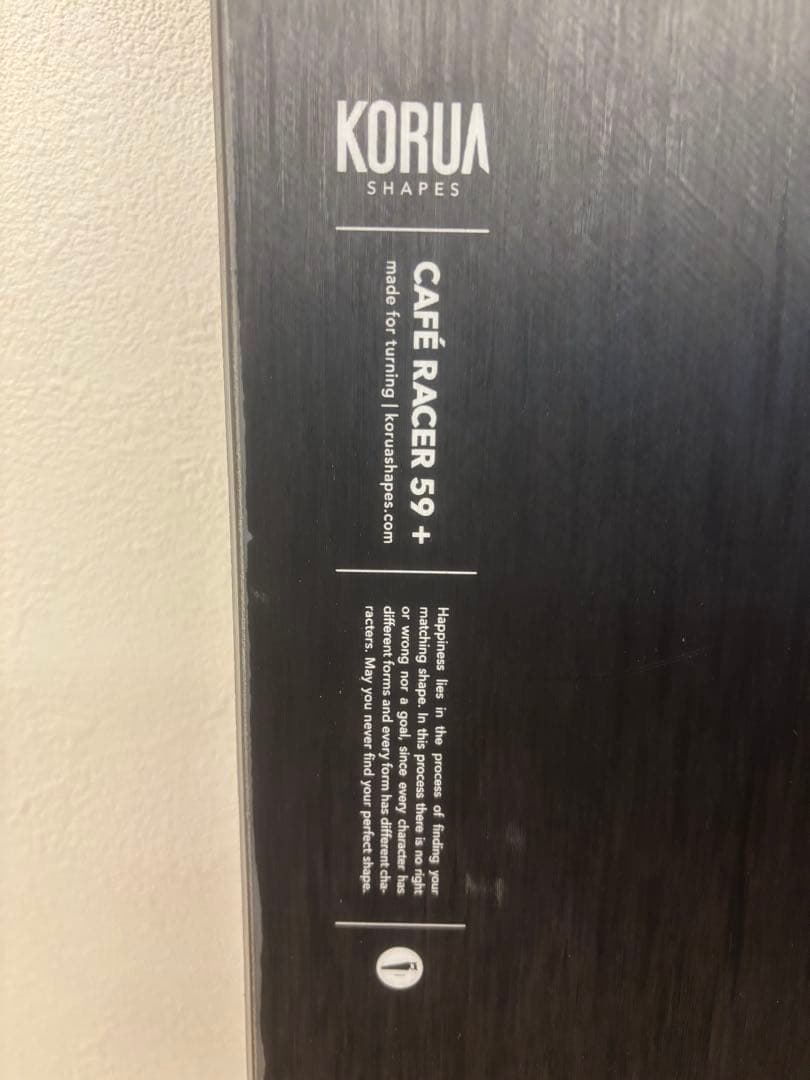 KORUA SHAPES CAFE RACER 59＋ 22-23モデル コルア