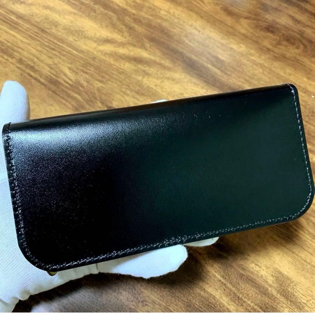 トラッカーウォレット　ホースハイド　ロング　handmade CLA001