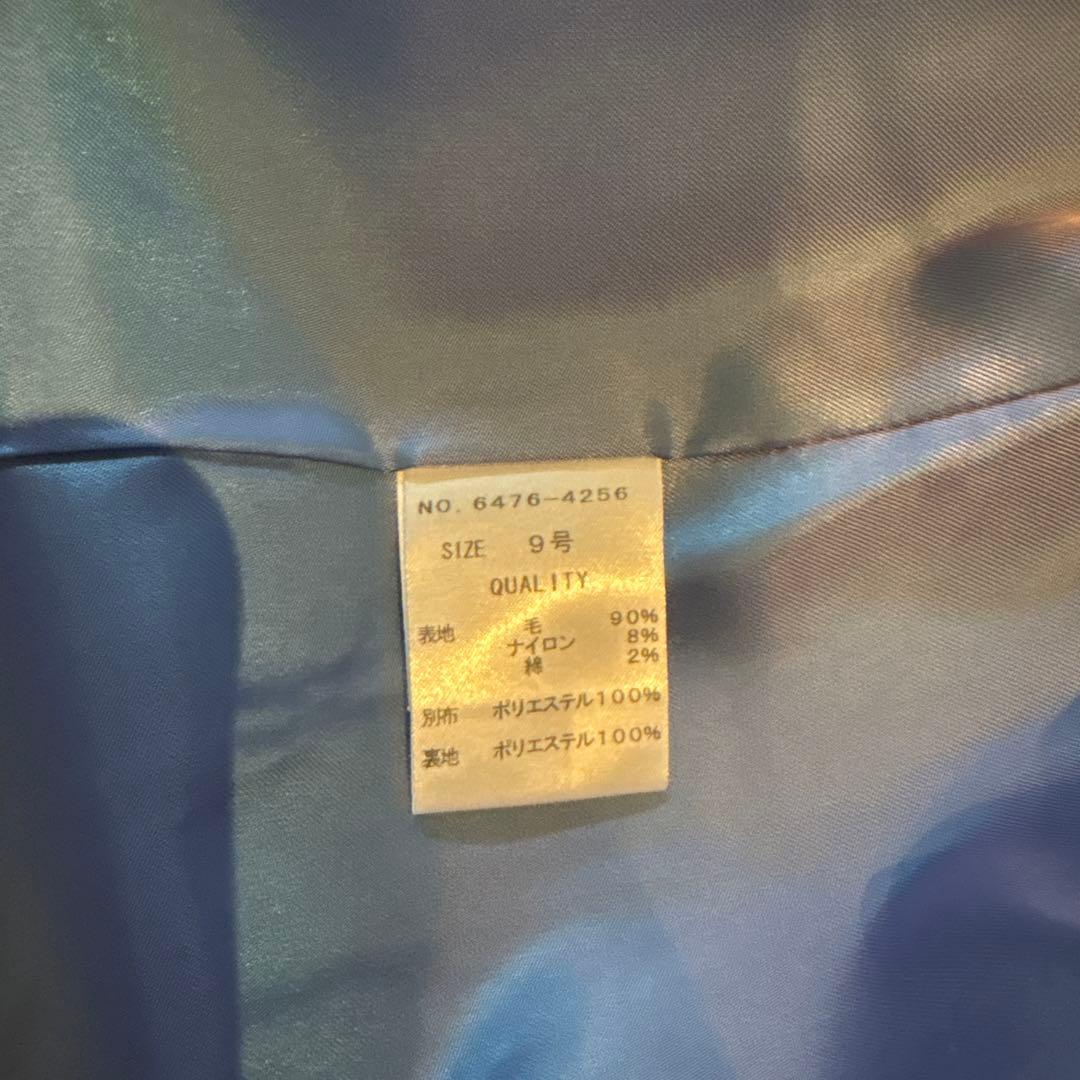 極美品！ヤマダヤ　Age+ ブルー コクーンコート