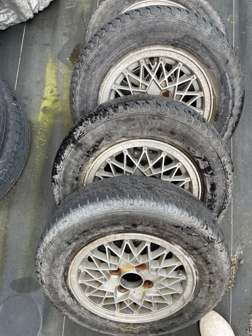 H*a様 12インチ　メッシュホイール　4.5J PCD100 オフセット35