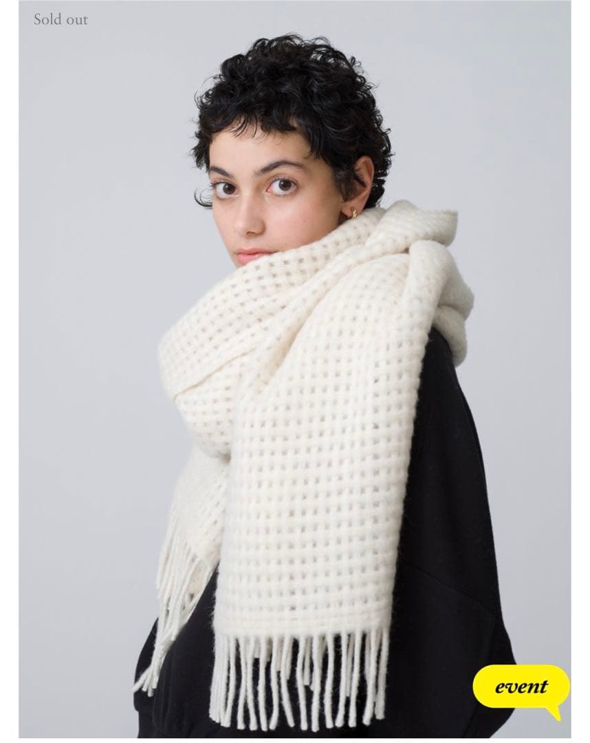 最終値下げ❣️新品未使用❣️RHC ロンハーマン　アルパカウールストール　マフラー