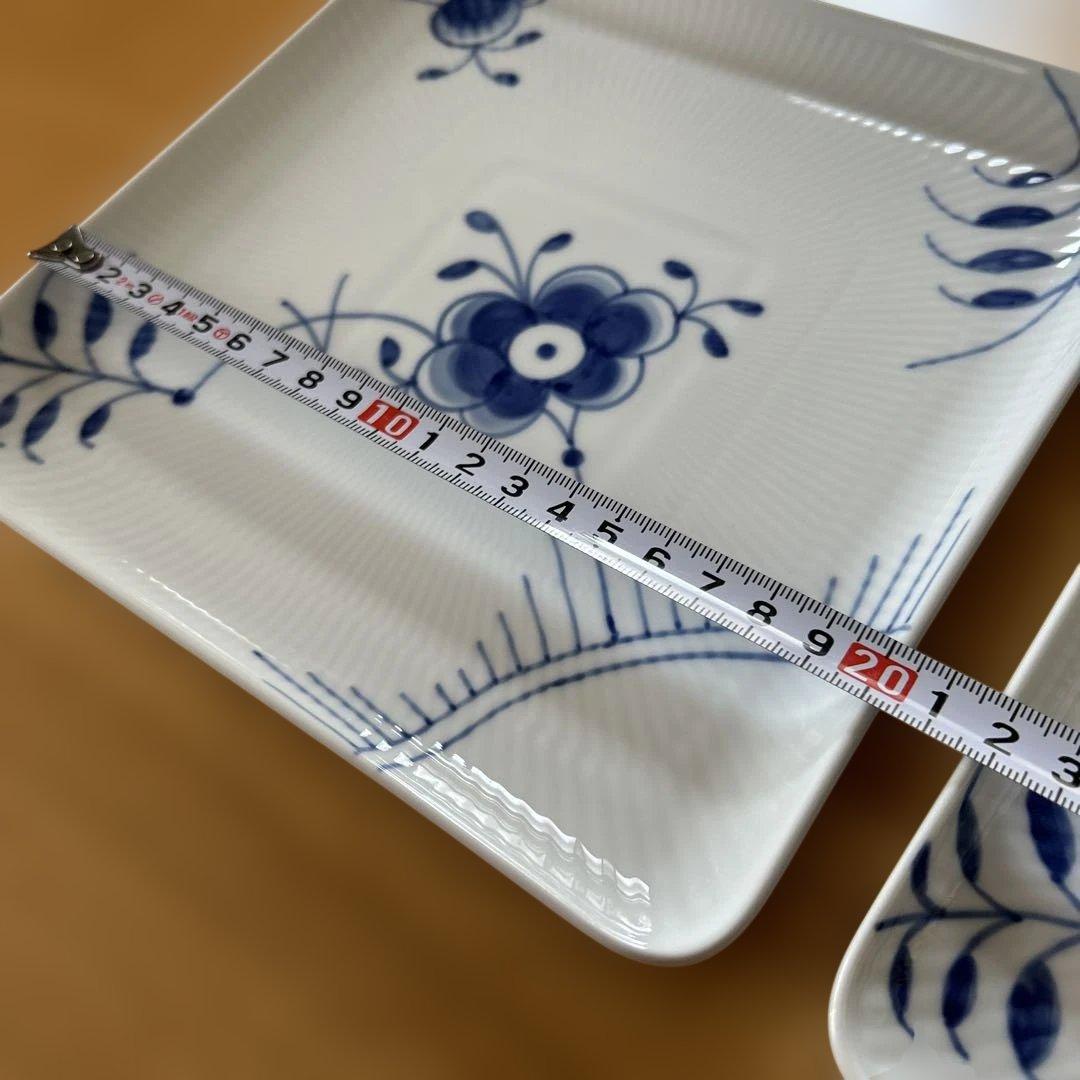 【EriHana】新品＊ロイヤルコペンハーゲンブルーフルーテッド スクエア