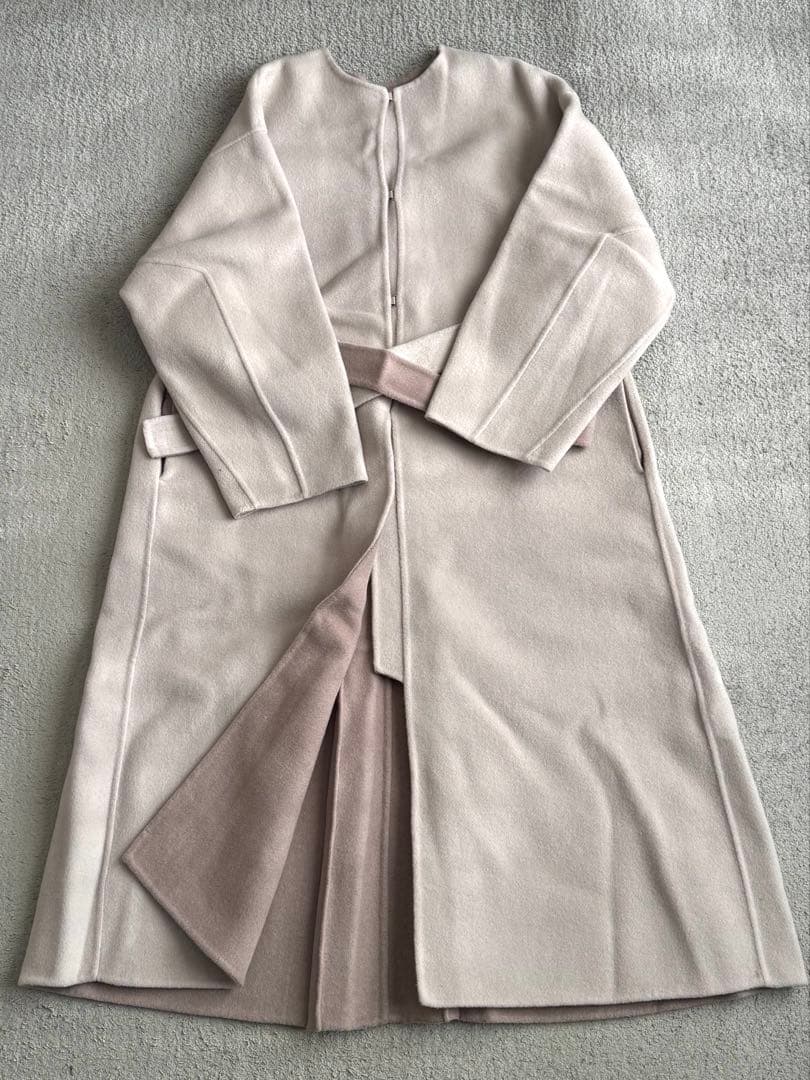 FRAY I.D カシミヤ混BALLIリバーコート IVR サイズ0