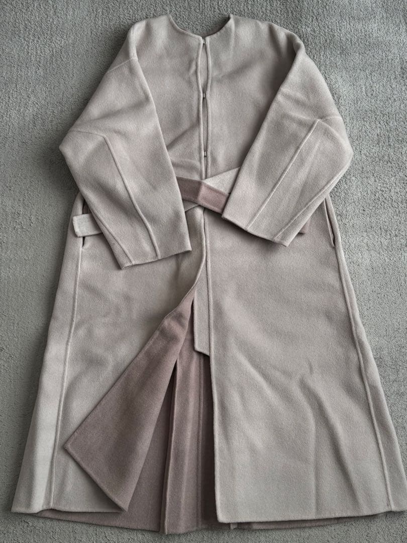 FRAY I.D カシミヤ混BALLIリバーコート IVR サイズ0