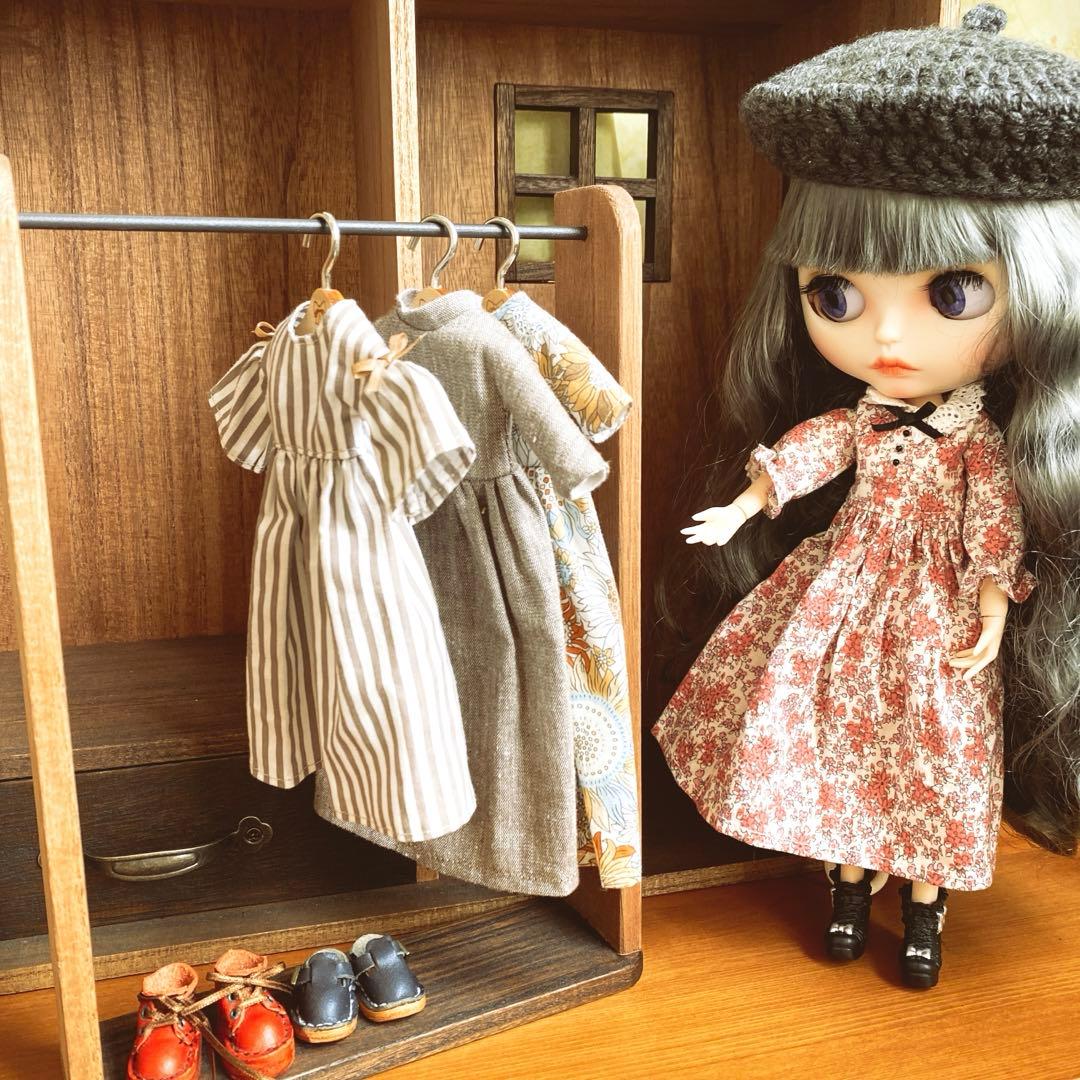 skyおうち型人形用収納ケース　ブライスアイシードール　人形用クローゼット