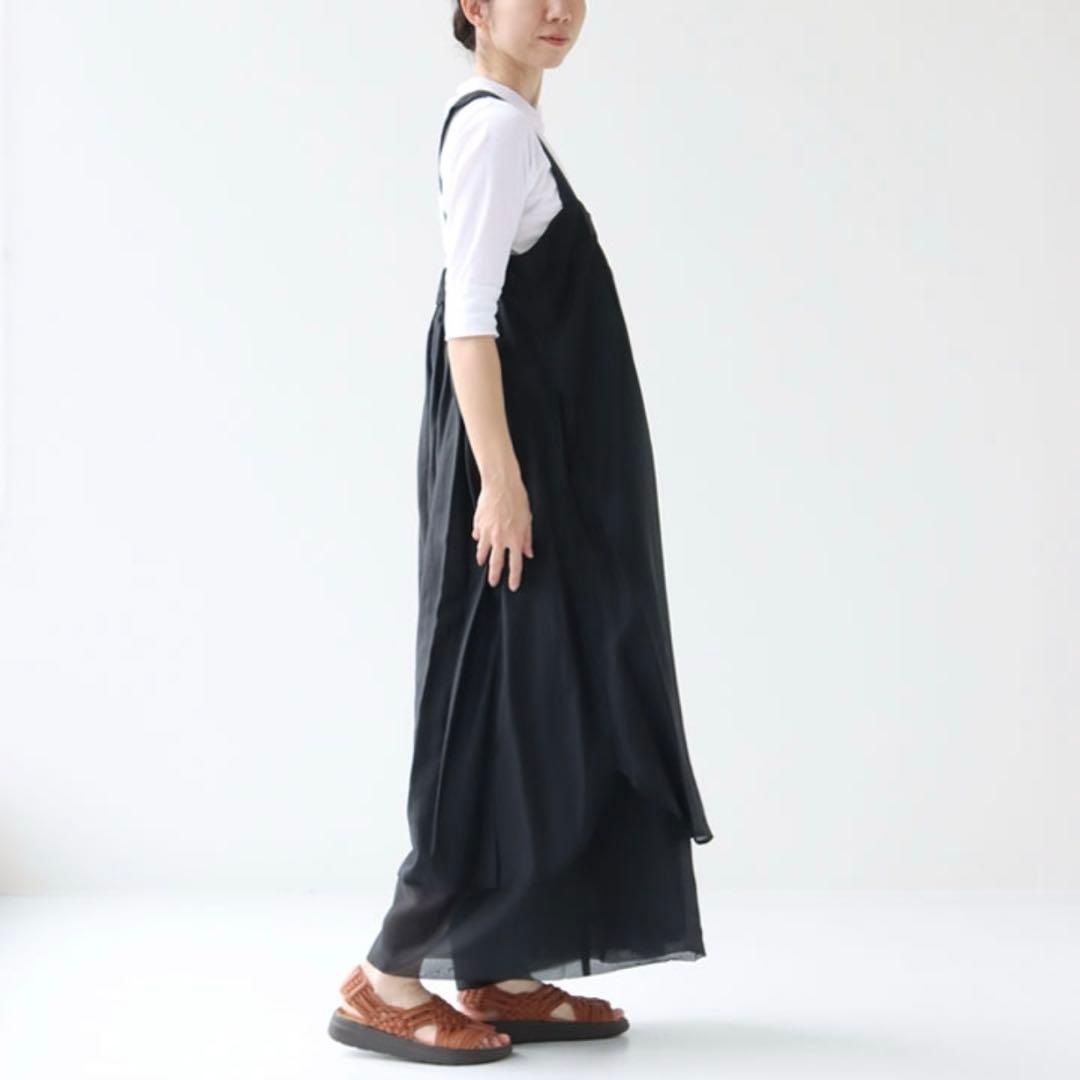 MARECHAL TERRE マルシャル テル　サロペット　黒　ブラック