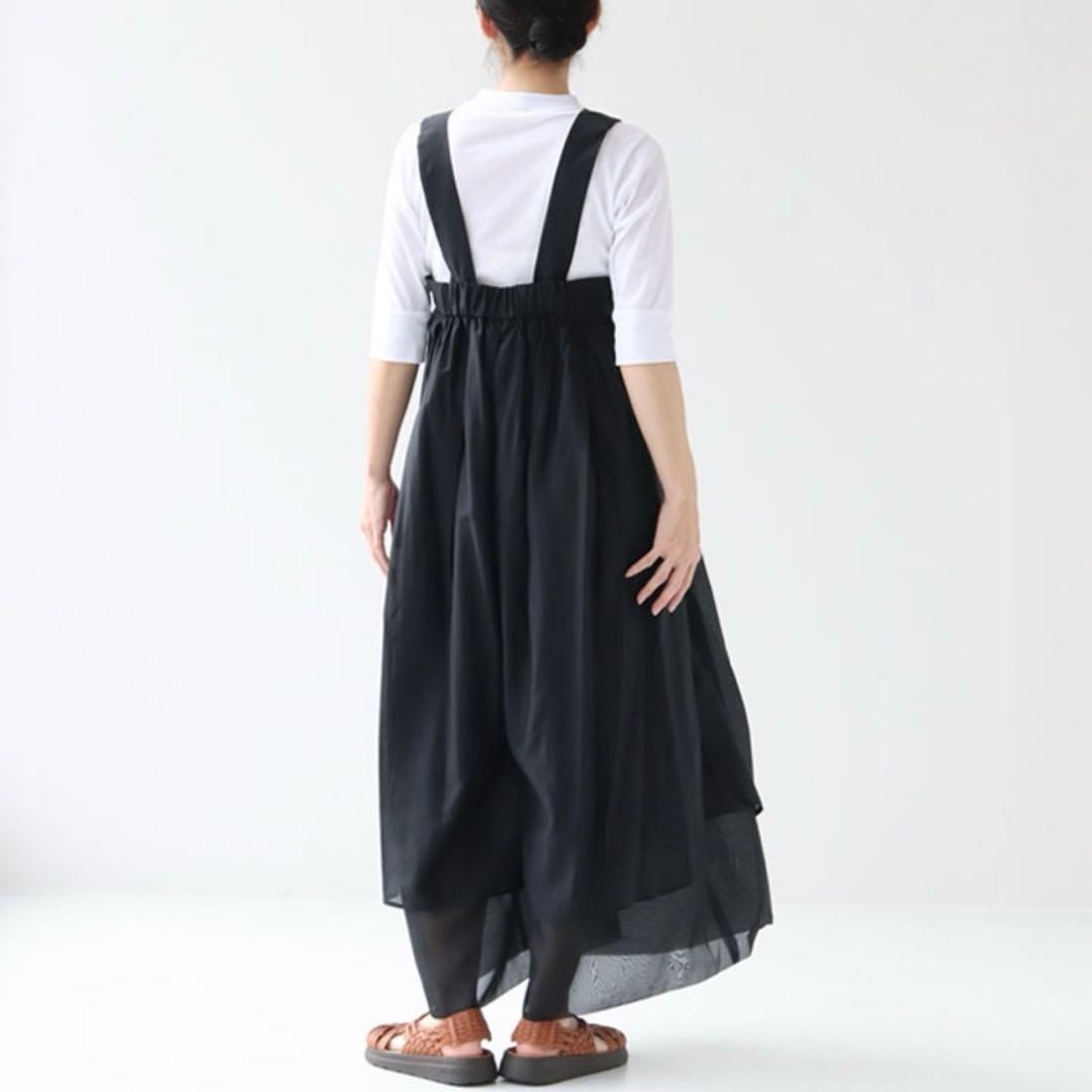 MARECHAL TERRE マルシャル テル　サロペット　黒　ブラック