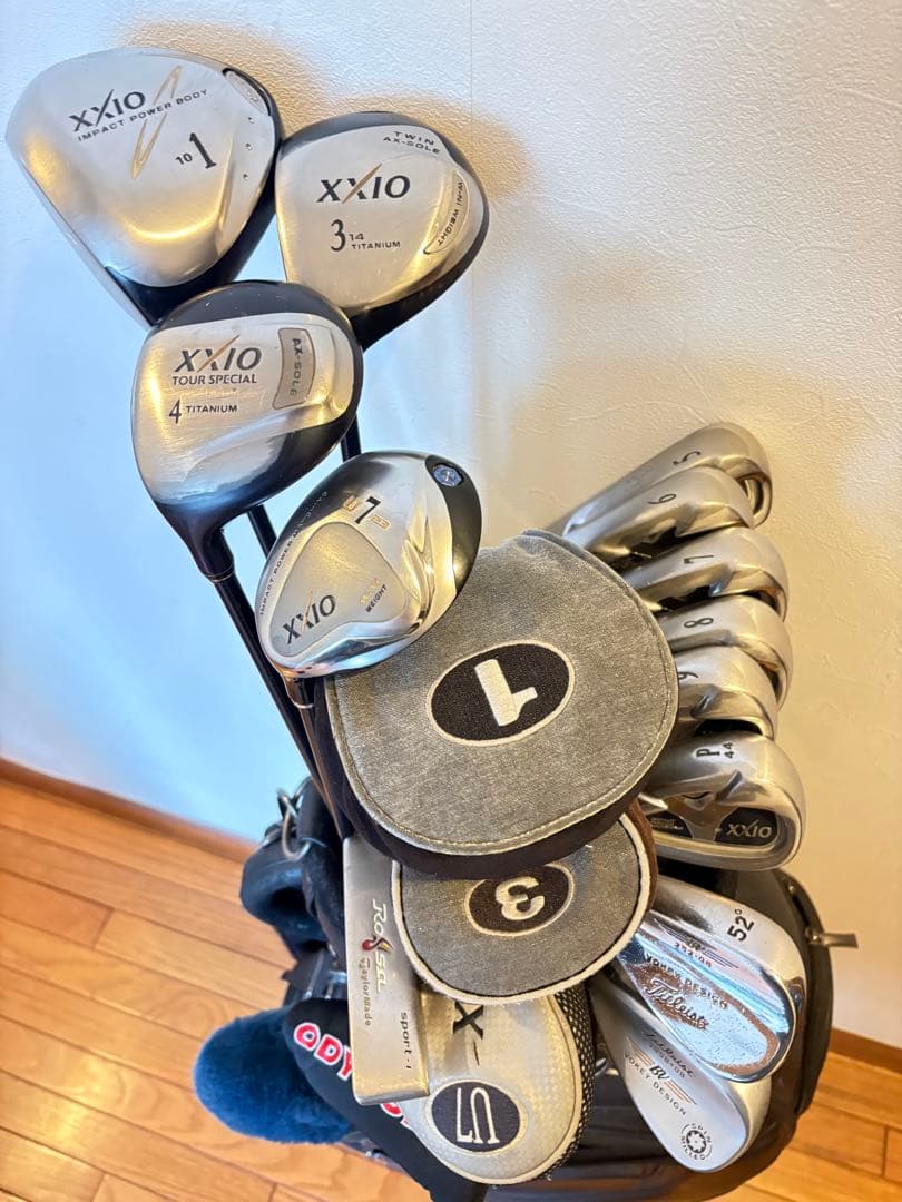 Chops　希少なレフティ❗️名器ゼクシオ、ボーケイ13本フルセット(おまけ