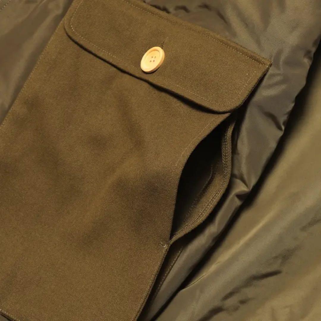 ODD MILITARY-JKT カーキ フード付きミリタリージャケット