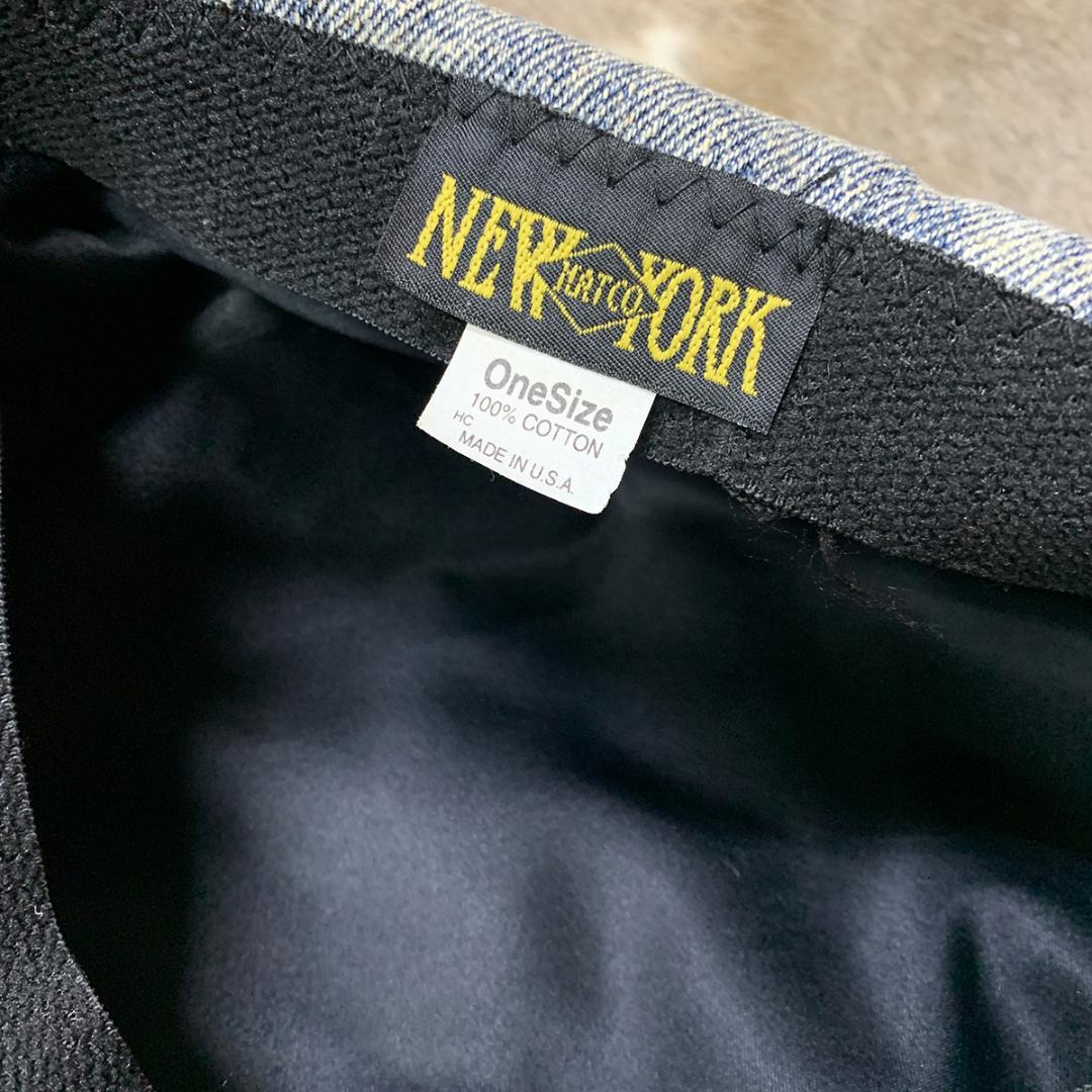 ニューヨークハット　デニム　ビックアップルキャスケット　ニュースボーイ