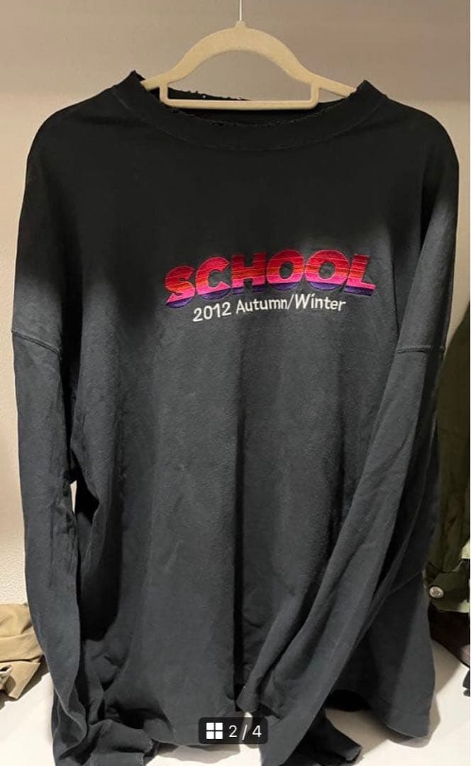 ダイリク　22aw school DAIRIKU School 長袖カットソー