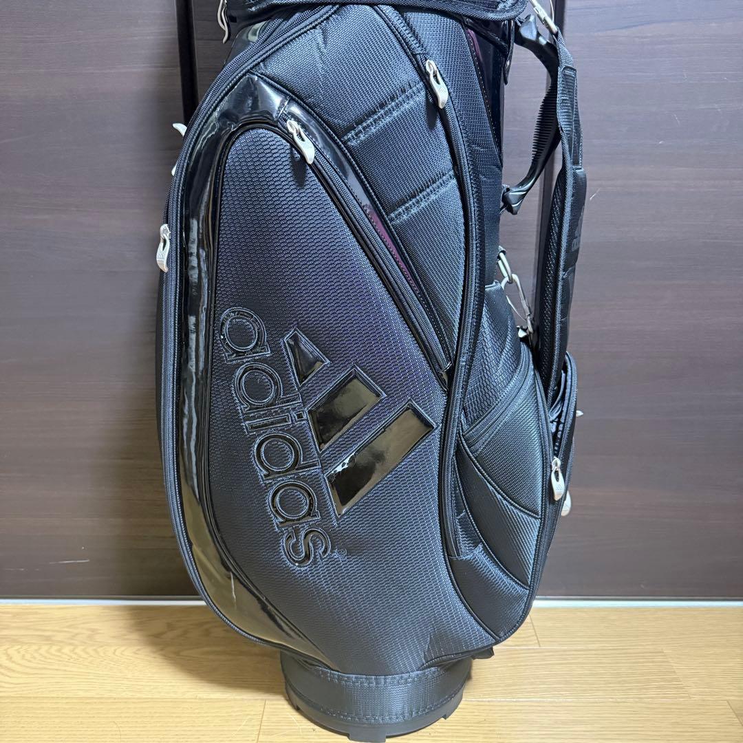 adidas キャディバッグ ゴルフバッグ ブラック