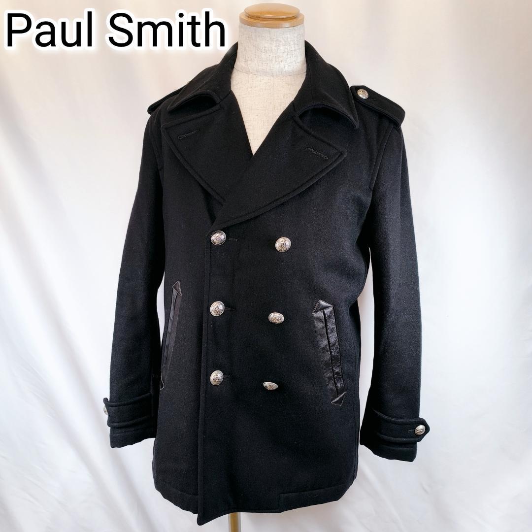 【美品】Paul Smith　ナポレオンコート　カシミア　アンゴラ　キルティング