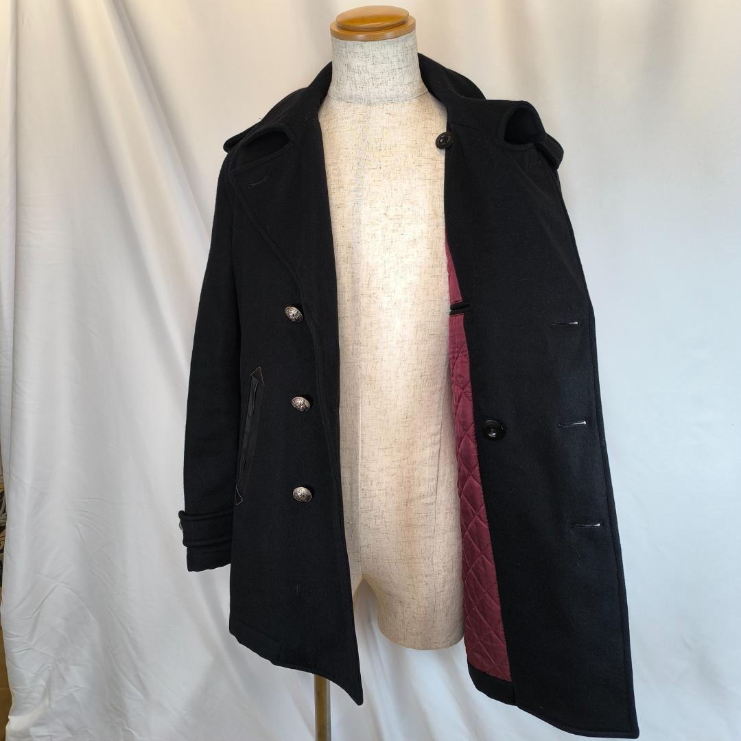 【美品】Paul Smith　ナポレオンコート　カシミア　アンゴラ　キルティング