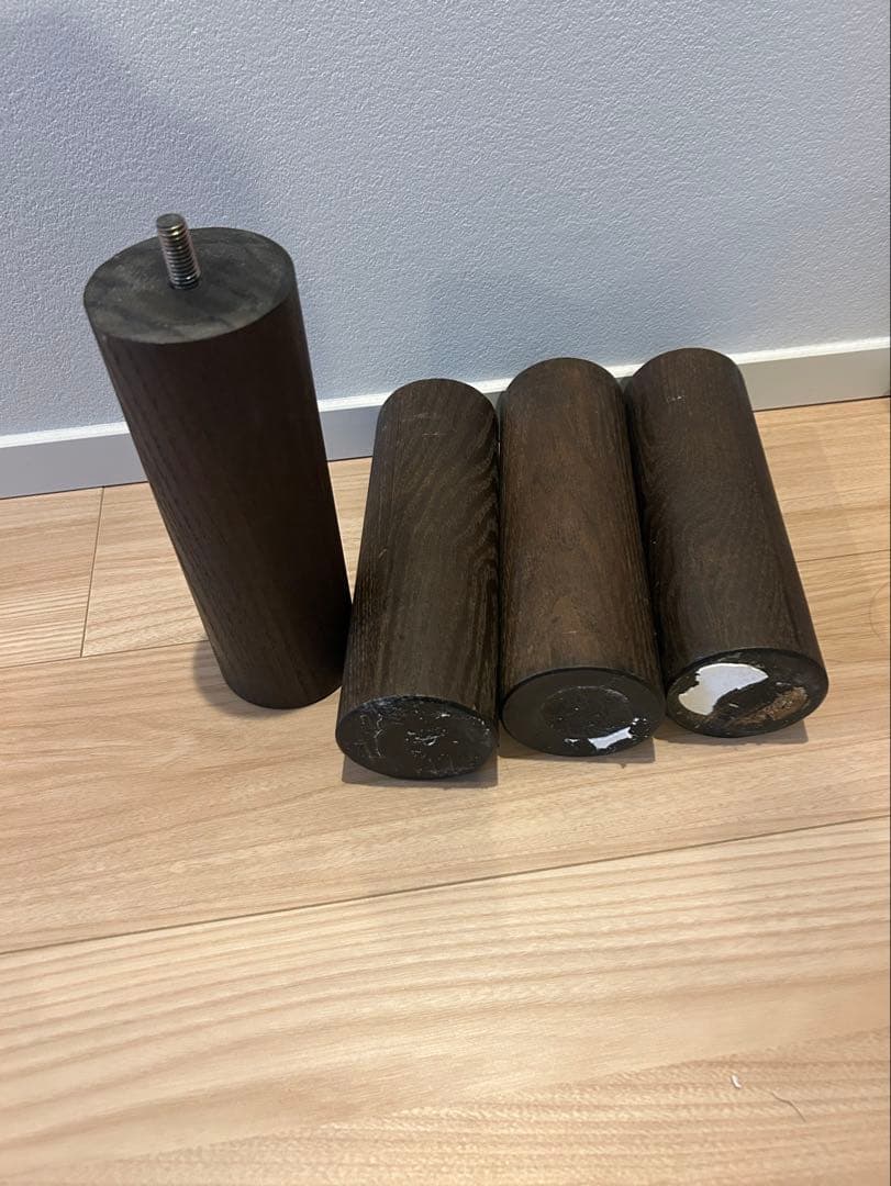 セミダブル ベッドフレーム ダークブラウン無印