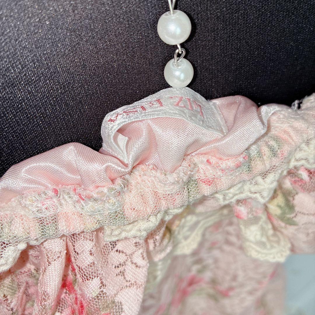 y2k LIZ LISA オフショルダー 花柄 パワーネット 姫ギャル 平成