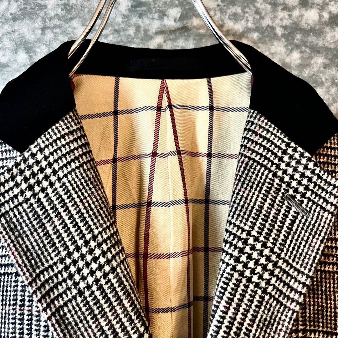 zazous グレンチェック モッズコート MOON社 生地 ザズー MODS