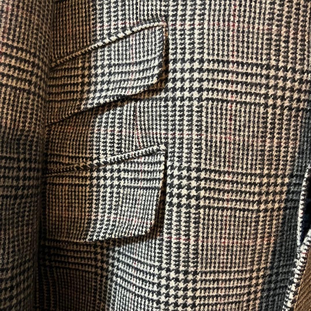 zazous グレンチェック モッズコート MOON社 生地 ザズー MODS