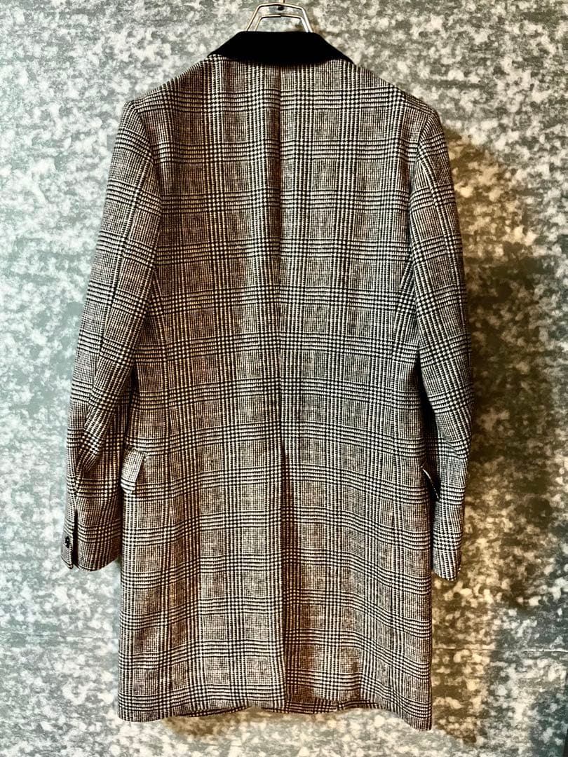 zazous グレンチェック モッズコート MOON社 生地 ザズー MODS