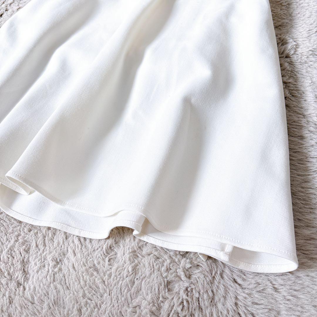 美品✨23ss YOKO CHAN フリルトリムパールトップス　ノースリーブ