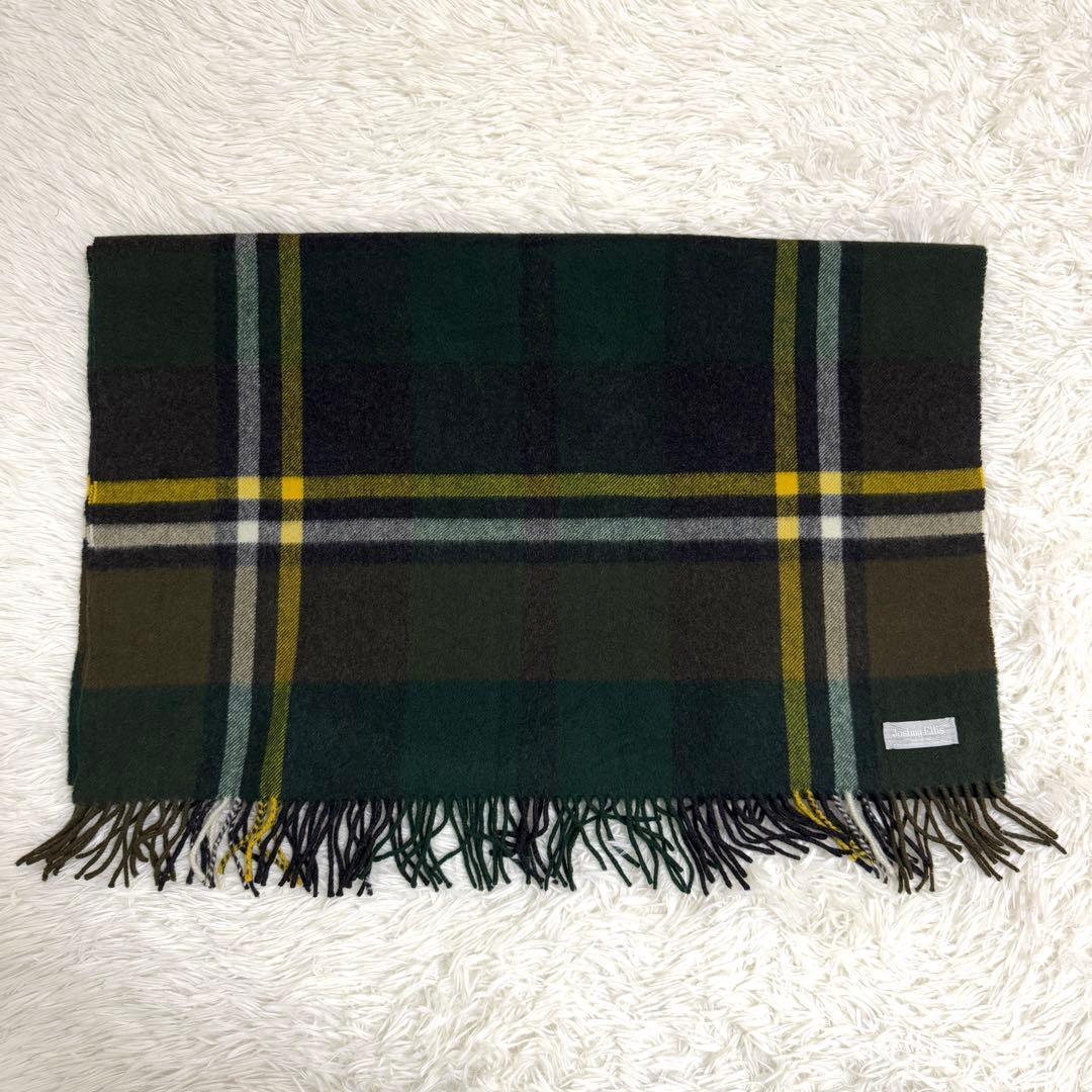 美品✨ジョシュアエリス カシミヤ ストール 大判 チェック