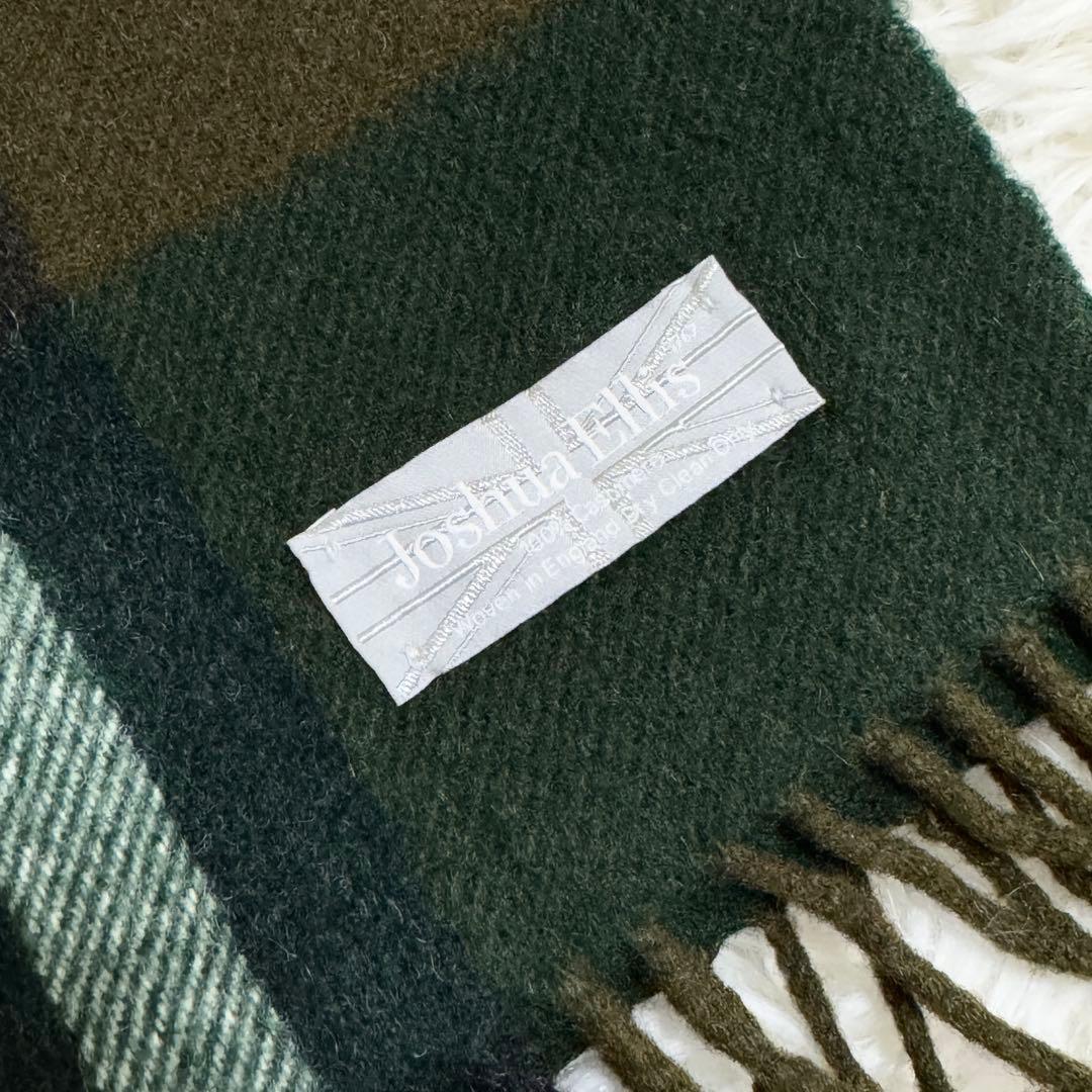 美品✨ジョシュアエリス カシミヤ ストール 大判 チェック