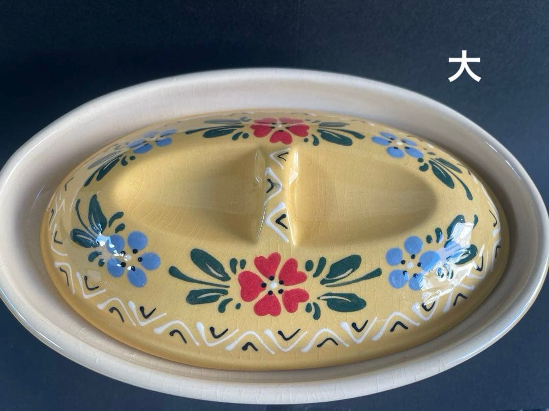 【レア美品】フランス　アルザス陶器　スフレンハイム焼き★テリーヌ 2個セット