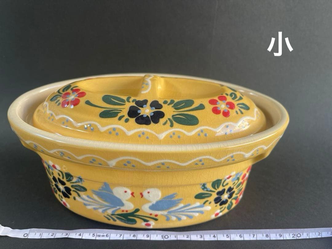 【レア美品】フランス　アルザス陶器　スフレンハイム焼き★テリーヌ 2個セット