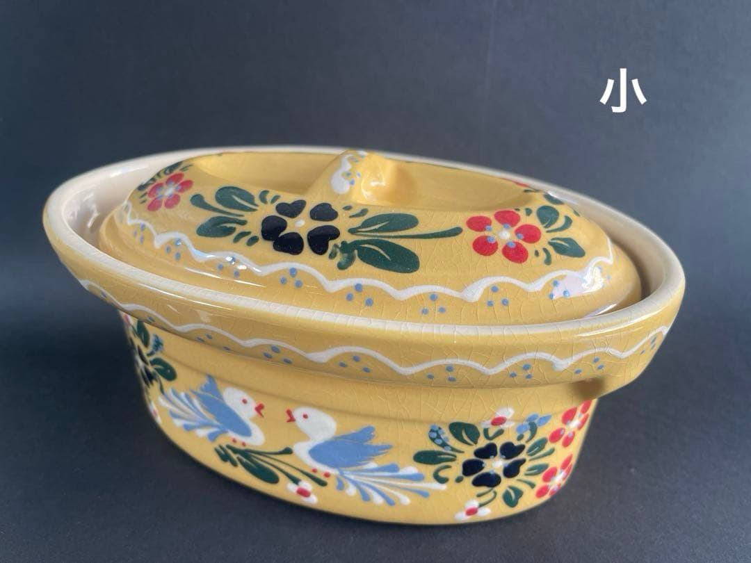 【レア美品】フランス　アルザス陶器　スフレンハイム焼き★テリーヌ 2個セット