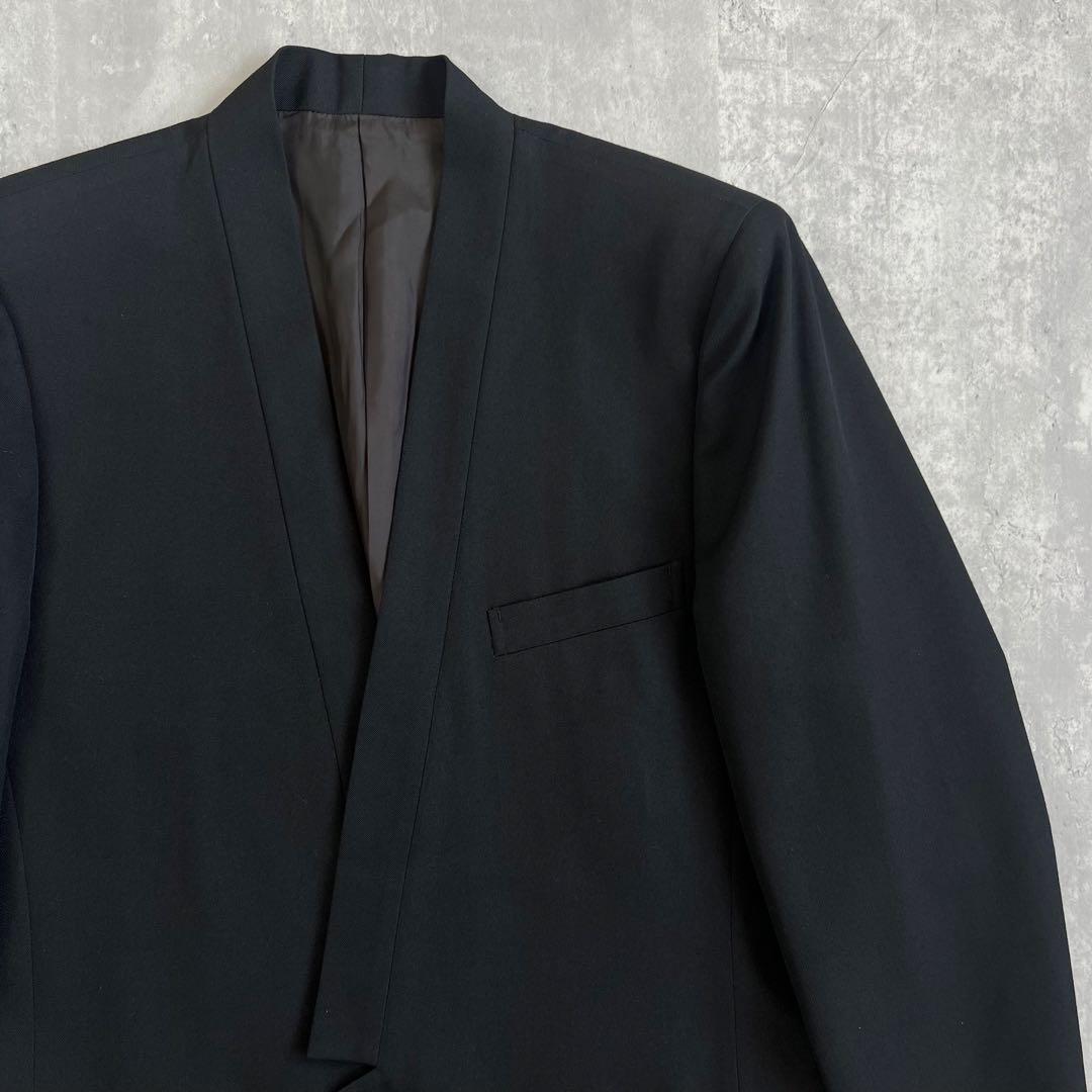 極美品　80s　イッセイミヤケメン　筆タグ期　アーカイブ　ノーカラージャケット