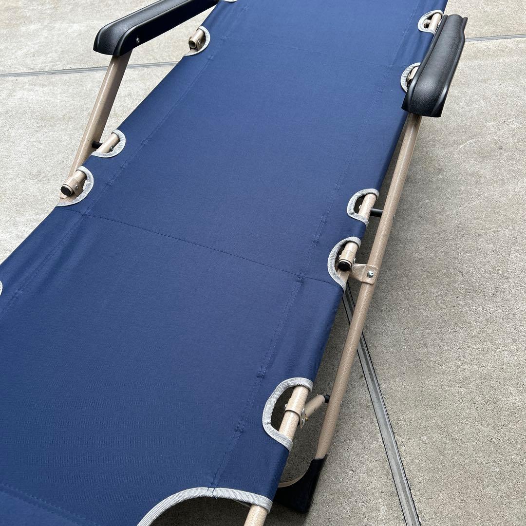 アウトドアチェア　２脚　キャンプ　リクライニング　フルフラットベット　ベンチ