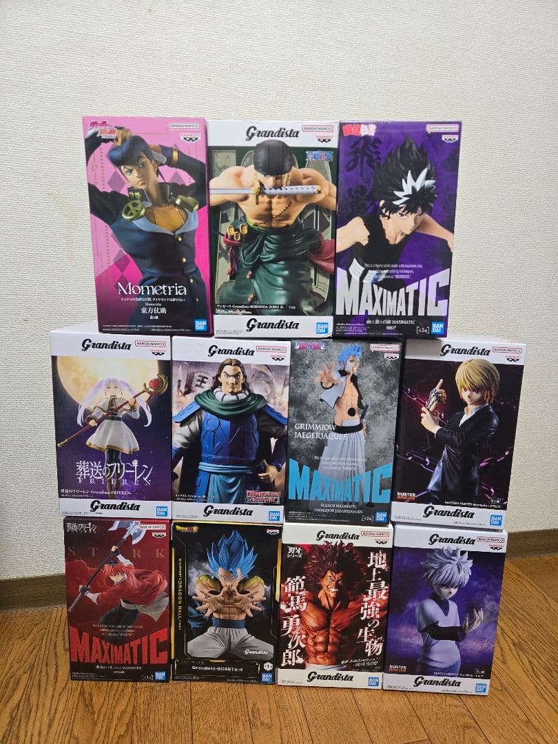 グランディスタ系多めジャンプ系人気プライズフィギュア11体　フィギュアまとめ売り