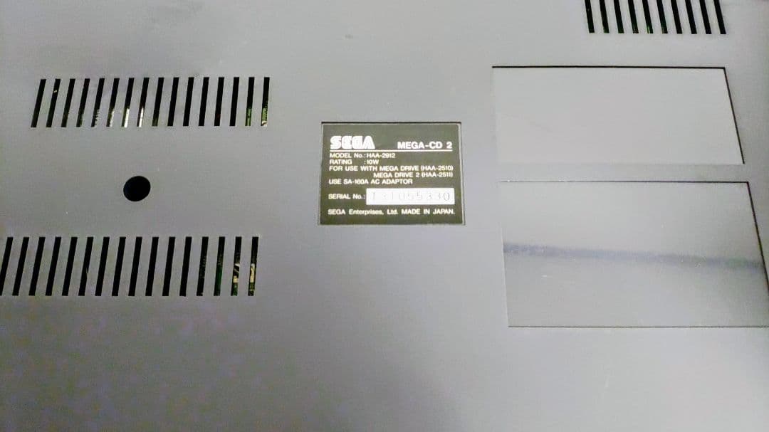 本体のみ★MEGA-CD2 HAA-2912★おまけディスクあり・メガドライブ
