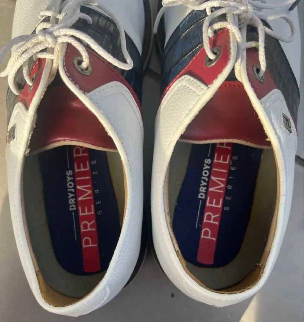 ゴルフシューズ ホワイト スパイクソール　フットジョイ　footjoy