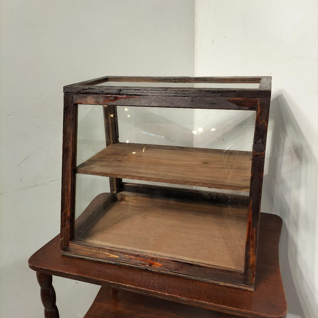 M♦10月SALE ヴィンテージ　ガラスショーケース 　コレクションケース