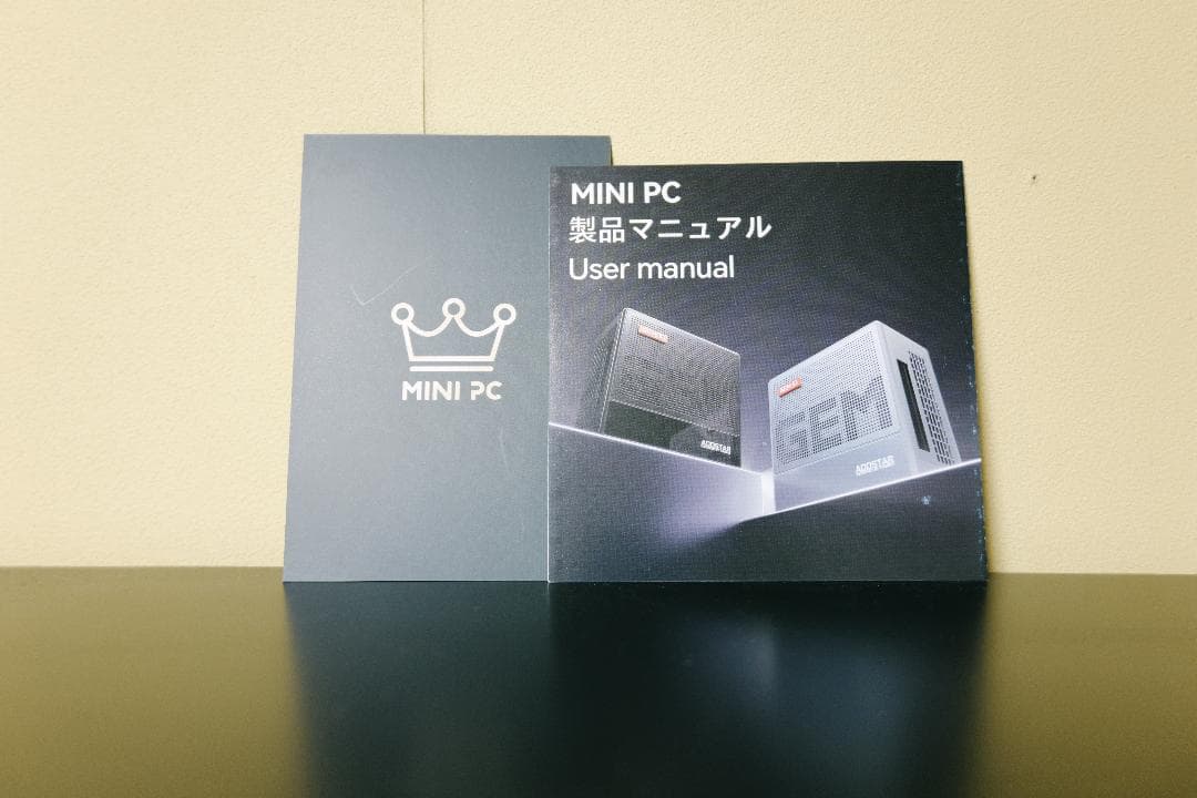 AOOSTAR ミニPC Ryzen 7 6800H 32GB RAM 2TB