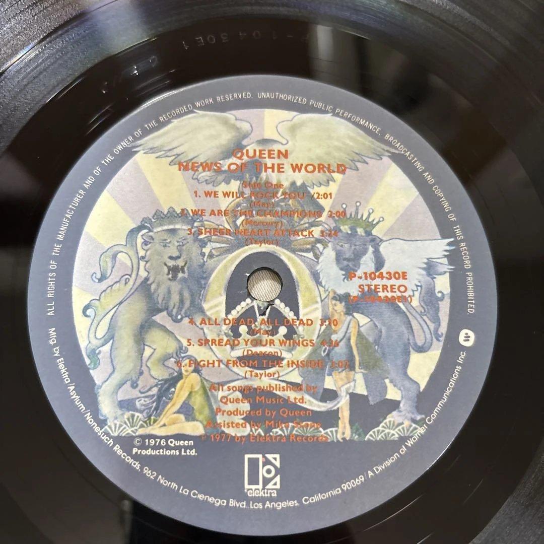 美品　QUEEN NEWS OF THE WORLD レコード